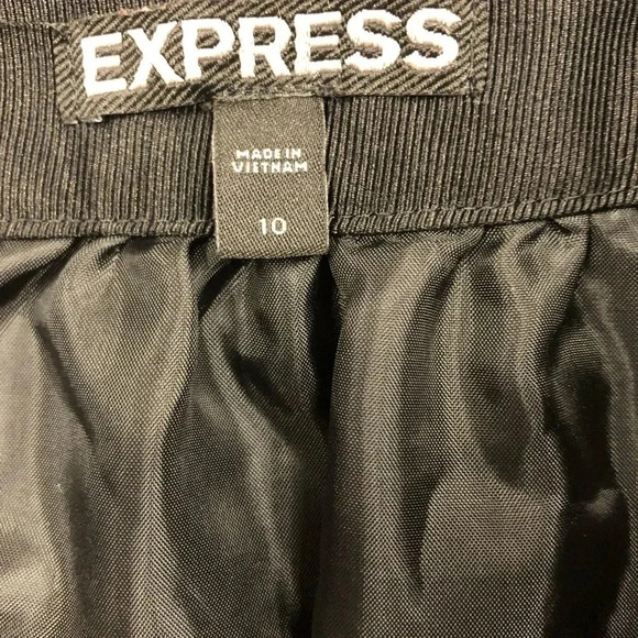 Express navy and black color block skirt women size 10 - Picture 3 of 3
